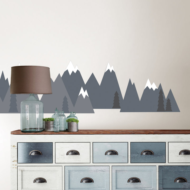 WallPops! Mountain Range Wall Decal & Reviews Wayfair
